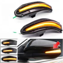 Dynamic Blinker LED Turn Signal Lights Rear Mirror Indicator Lamp For Toyota RAV4 XA40 2013-2018 Noah R80 4Runner  Highlander
