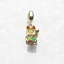Lovely Cartoon Lucky Cat Toy Charm Pendant For Women Men Lover 925 Sterling Silver Gift