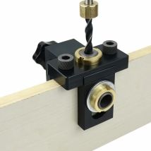 Doweling Jig Pocket Hole Jig Kit Wood Vertical Drilling Detachable Locator For Furniture Connecting Hole Puncher Carpentry Tools