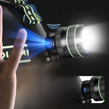 Powerful Super 60W Spotlight Headlight Sensing Head Lamp Type-C Apple lnput USB Output Power Display With Night Light Strip