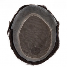 Australia Sale --Male Hair Prosthesis Men's Wig Lace and PU Breathable Toupee Men 6" Wigs For Men Natural Hairline Men's Wigs