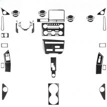For Nissan GTR R35 2008-2016 Carbon Fiber Gear Shift Air Outlet Steering Wheel Panel Trim Set Car Interior Accessories Sticker
