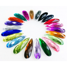 50pcs 8x21mm 7x28mm DR High quality flatback Acryl sew on rhinestones with two holes,diy/clothing accessories