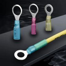 Heat shrink Insulated Ring Terminals Wire Cable Electrical Crimp Connectors M5/M6/M8 Screw Waterproof sealing wiring Terminals