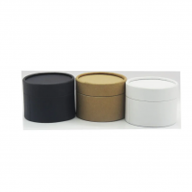 12pc 6.3cm dia 5.6cm H Essential Oil Packaging Cardboard Cylinder Round Bottle Box Paperboard Tube With Lid