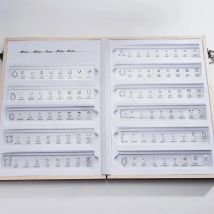 Upgraded version Tester Tools Gemstones Diamond Tools Size Reference Color Clarity Shape Master Stone Set for Jewelry Making