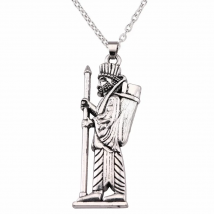 My Shape Ahura Mazda Iranian Statement Necklace  for Women Men Persian Empire Religion Pandent Necklaces Zoroastrianism Jewelry
