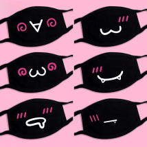 YO CHO  Unisex Cotton Dust Mouth Mask  Anime Cartoon Respirator  Mouth Muffle  Keep Warm  Birthday Party Gift