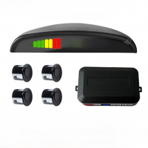 HIPPBQCC Car Parking Sensors Parking Kit LED Display 22mm 4Sensors Backlight Reverse Backup Radar Monitoring System 4 Colors 12V