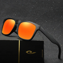 PARANOID Vintage Sunglasses Polarized Men's Sun Glasses For Men Driving Black Square Oculos Male 10 Colors Model 8816