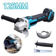 Smerigliatrice angolare elettrica da 125 mm Smerigliatrice per cereali a 4 velocità Smerigliatrice a batteria per batteria Makita 18V