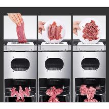 Luxury Commercial Meat Cutter Stainless Steel Automatic 850W Vegetable Cutter Slicer Dicing Machine Electric Vegetable Cutter