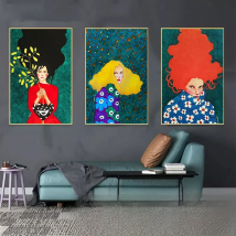 GATYZTORY Style Girl DIY Painting By Numbers Portrait Picture Canvas Colouring Handpainted Oil Painting Unique Gift Home Decor