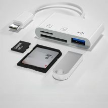 Type c Adapter TF CF sD Memory Card Reader OTG Writer Compact FlashUsB-C for lPad Pro Huawei Macbook samsung Xiaomi cardreader