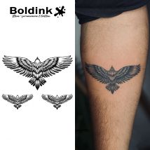 Boldink Bird Temporäres Tattoo, hält bis 15 Tage, neue Technologie, magischer, wasserfester, semi-permanenter Aufkleber.