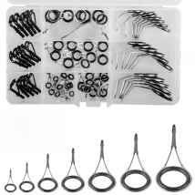 Fishing Rod Guides Fishing Rod tips Replacement Kit Fishing Pole Rod Repair Kit Guides and Tips Rod Fishing Accessories