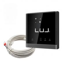 16A  Electric Underfloor Heating Tuya Smart Thermostat Temperature Controller Switch with 3 Meter Cable Floor Sensor