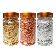 1/2/4g Imitation Gold Foil&Flakes Cake Dessert Decoration Painting Gold and Silver Foil Fragments Crafts DIY Nail Foil Flakes