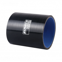 ID 51/57/63/76/89mm 3-Ply 0 Degree Straight Silicone Hose Intercooler Turbo Intake Pipe Coupler Hose For BMW/Audi/Honda Black