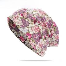 LOVINGSHA Multifunction Women Winter Autumn Hat Floral Teenager Adult Men Thin Scarf Girl Skullies Beanies Vintage Cap HT164