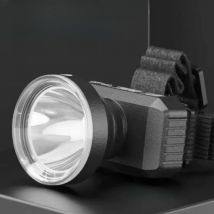 Headlamp LED Rechargeable Headlight Flashight High Power Mini Head Lamp  USB 18560 Type-c Headlamps Fishing For Night Working