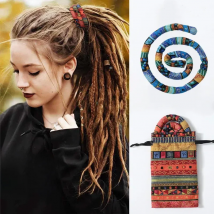 Hair Accessories Bendable Hair Bands Ethnic Style Hair Ropes Ties Horsetail Headband Colorful Dreadlocks Long Ponytail Hairpin