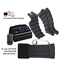 Masajeador de compresión de aire, botas de recuperación de presoterapia para circulación de piernas y pies, promueve la relajación sanguínea