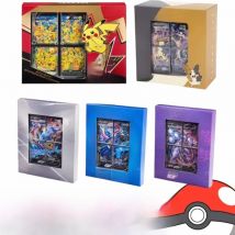 Pokemon Cards Original Trading PTCG Cartoon Quartet Coupling V-UNION Gift Box Pikachu Big Gather Moru Baker Mew-two  PTCG