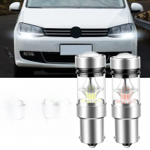 2xFor VW Sharan 7N 2010 2011 2012 2013 2014 2015 2016 2017 2018 LED Daytime Running Light DRL Bulb Lamp Canbus P21W BA15S 1156