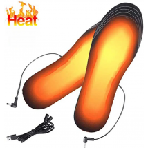 USB Heated Shoe Insoles Feet Warm Sock Pad Mat Electrically Heating Insoles Washable Warm Thermal Insoles Unisex WJ014 Insoles