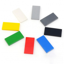 80pcs DIY Building Blocks Figures Bricks Smooth 2x4 Educational Creative Size Compatible With 87079 Plastic Toys for Children