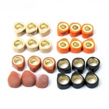 6pc Roller Set / Variator Weights 20x12mm 9g 11g 13g 16g For Malaguti Phantom Max 125 Madison R RST 125cc 150cc Scooter