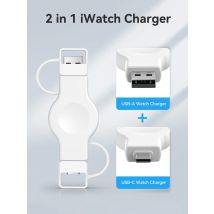 for Apple Watch Ultra2/1 Series 9, 8, 7, SE, 6, 5, 4, 3, 2 Portable Wireless Charger Magnetic Cordless Travel Charger