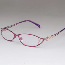 BCLEAR Ladies business glasses frames hollow carved metal full frame glasses beautiful fashion alloy ultra-light eyeglasses new