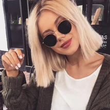 Vintage Small Round Sunglasses Woman Classic Retro Brand Design Sun Glasses Male Mirror Fashion Female Shades Lunette De Soleil