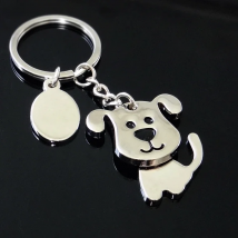 Hot Men New Shaking Dog High Quality Metal Key Chain Bag Fashion Accessories New Women Best gift Jewelry K1968