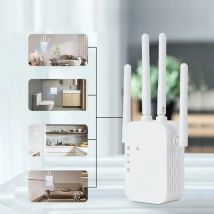 WALRAM 300M Wireless WiFi Repeater WiFi Extender Long Range Wireless WIFI Signal Booster Wireless Network Internet Repeater EU