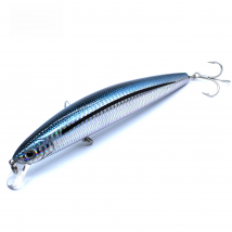 AOCLU-Floating Jerkbait Wobbler Hard Bait Minnow Saltwater Tuna Fishing Lure UV Coating, Glow, 160mm, 30g Diving Depth, 0.5-1.5m