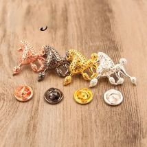 Mdogm Poodle Dog Animal Brooches And Pins  Suit Cute Funny Metal Small Father Collar Badges Gift For Male Men B012