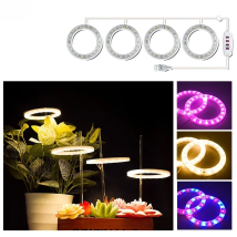 Led Angel Ring Grow Plant Light DC 5V USB Plug Phytolamp for Plants Full Spectrum Lamp For Indoor Seedlings Home Flower Succulet