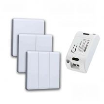 Wifi RF 433 Mhz DIY Light Switch Module Receiver Relay 86 Portable Wireless Remote Control Tuya Smart Life Alexa Google Home