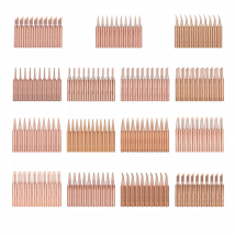 10Pcs/lot Pure Copper 900M-T Soldering Tip 900M-T-K 900M-T-I 900M-T-3.2D Soldering Iron Tip for 936 938 852D+ Soldering Station