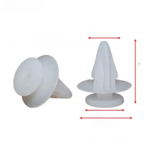 20Pcs Car Side Skirt Wheel Arch Plastic Fastener Clip For Mitsubishi Lancer Outlander Pajero ASX Leopaard Zinger V31 V32 V33