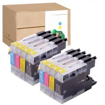 For Brother LC1280 LC-1280 XL LC1240 LC-1240 XL LC-1220XL Ink Cartridge for DCP-J525W DCP-925DW MFC-J430W J625DW J6510DW J6510DW