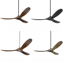 42in 52in 60in 70in 3 Wooden Blade DC 85V - 260V Motor Decorative Ceiling Fan Ventilator Light Remote Control