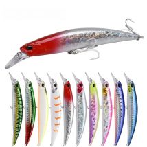 ALLBLUE LANCE 110S Heavy Sinking Minnow Fixed Weight Jerkbait Fishing Lure 110mm 21G Off Shore Saltwater Sea Bass Bait Tackle