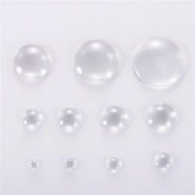 Round Flat Back Glass Cabochon 10mm 12mm 16mm 20mm 25mm 30mm 40m Transparent Clear Hemisphere Cabochon Cameo Diy Jewelry Making