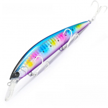 TSURINOYA 110mm 37g Sinking Minnow Max 80m Long Casting Fishing Lures Sea Fishing Artificial Hard Bait WIZARD 110S Jerkbait Lure