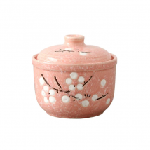 300ML Japanese Kitchen Soup Stew Pot Tableware, Waterproof Ceramic Steam Egg Cup Bowl With Lid, Household Mini Dessert Stew Cups