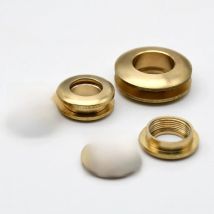 2pcs Solid Brass screw back Eyelets with washer grommets Leather Craft accessory for bag garment shoe clothes jeans decoration